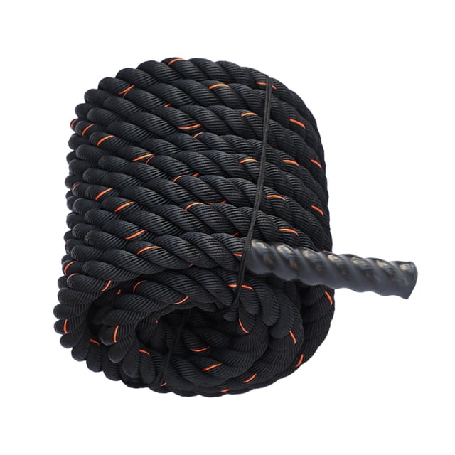Guardoinrt Battle Exercise Training Rope Fitness Rope Training polyester fiber provides maximum for Strength 25mmx2.8m Improve Yellow Gyms