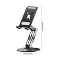 thumbnail image 3 of Iumwxz Aluminum Alloy Rotating Tablet Stand with 360 Degree Angle Adjustment Foldable and Portable Desktop Holder for Phones and Tablets with Anti Slip Support, 3 of 6