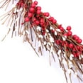 thumbnail image 2 of Idyllic Valetines Day Heart Wreath Handmade Red Berry Heart Shaped Wreath Rustic Twig for Door Decorative Classic Indoor Decor 18 Inches Valentine's Wreath, 2 of 4