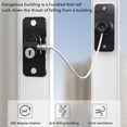 thumbnail image 3 of Bloqueo Restrictivo De Ventana, Bloqueo De Cable De Seguridad Infantil Con Adhesivo Premium Para Gabinetes Cajones De Cajones Refrigeradores, Bloqueos De Ventana Auto Adhesivo, 3 of 7