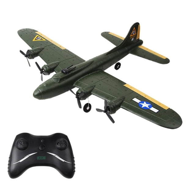 Juguete RC Baoblaze Avión de ala fija Control de Radio B17 verde