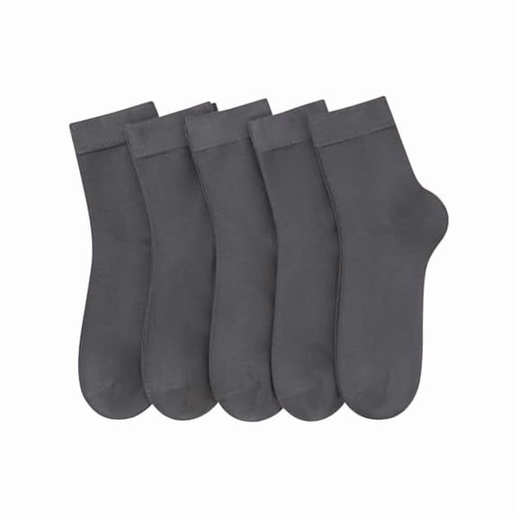 Eryueer Women Thin Cotton Socks Comfort Breathable Soft Socks Above Ankle Crew Socks 5 Pairs