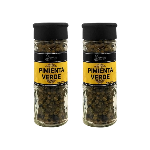 PONTINO Pimienta Verde 32g 2 Piezas