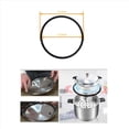 thumbnail image 4 of 4x 09985 Pressure Canner Sealing Ring & Overpressure Plug Gasket Fits Presto 01745 01751 01755 01781 01782 01784,4 x Sealing Ring 4 x Glue Particles,Black, 4 of 6