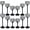 Balck, variant on 12pcs Bulk Crystal Candle Holders Set, 3 Sizes Tealight Candlestick Holders for Wedding Table Centerpiece, Fireplace Candelabra, Home Decor – Black (Kehail)