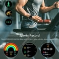 thumbnail image 4 of pitrice Sports Watch With Smartwatch Function HD Bluetooth Calls Waterproof Screen Smart Watches For Men Silver grey glue, 4 of 6