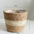 thumbnail image 3 of MOQIN Jute Planter Basket -Hand Woven Plant Basket Storage Plant Containers with Plastic Liners,Sustainable Woven Rope Covers for Decorating Indoor/Outdoor Plants Pots -Home Decor, 3 of 3