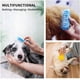 thumbnail image 2 of Cepillo de baño para perros y gatos, cepillo de aseo de mascotas de doble cara, peine para perros para masaje y eliminación de pelo muerto para perros y gatos de pelo corto o largo, azul, 2 of 5