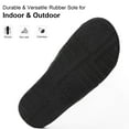 thumbnail image 5 of LongBay Men's Memory Foam Slide Slippers Breathable House Shoes Slip-On Open Toe Slippers, 5 of 6