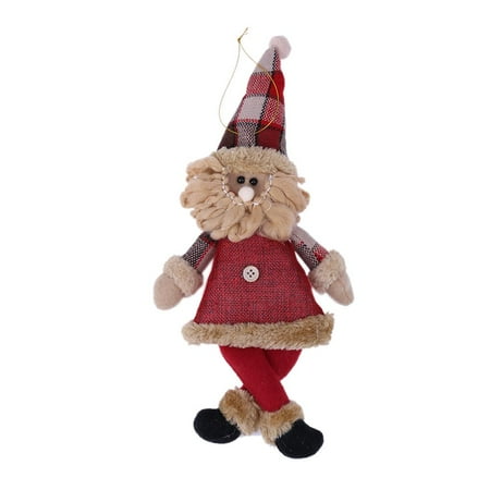 

FTjfrsbc Christmas Seat Ornaments Santa Claus Snowman Dolls Pendant (Santa Style)