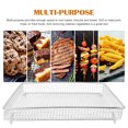 thumbnail image 2 of Stainless Cooling Rack Non-stick Air Fryer Basket Bread Cooling Basket Baking Supply, 2 of 9