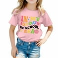 thumbnail image 1 of Hauts d'Été pour Filles en Bas Âge T-Shirts Élégants Coupe Ample Design Imprimé Dessin Animé Manches Courtes Col Rond T-Shirts de Printemps pour Garçon 10-11T, 1 of 4