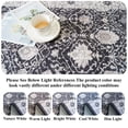 thumbnail image 3 of Vintage 10x14 Washable Area Rug: Large Living Room Rugs Indoor Soft Stain Resistant Carpet With Non-slip Backing For Bedroom Dining Farmhouse Low Pile Floor Mat King Size Bed (10x14 Black), 3 of 7