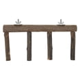 thumbnail image 3 of Bird Ladder Perch, Multiple Uses 4 Step  Wood Natural Bird Ladder Stand Tilted Installation Easy To Install  For Small Medium  Animal S,L, 3 of 8