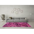 thumbnail image 3 of Ahgly Company Indoor Rectangle Abstract Pink Modern Area Rugs, 2' x 3', 3 of 4