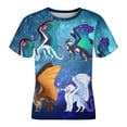 thumbnail image 4 of Wings Of Fire WOF Kid's T-Shirt Short Sleeve T-Shirt Tops Summer Tee Shirt for Boys Girls 150CM, 4 of 8