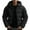 A-Black, variant on Mens Winter Warm Jackets Fleece Jackets Men's Solid Color Thick Long Sleeved Detachable Hooded Jacket