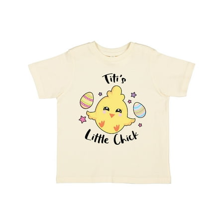 

Inktastic Happy Easter Titi s Little Chick Gift Toddler Toddler Girl T-Shirt