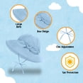thumbnail image 5 of Protective Baby Bucket Sun Hat With UPF 50+ Protection Adjustable Infant Summer Beach Hats For Boy & Girl Breathable Toddler Swim Pool Play Sunhat With Wide Brim 12-24 Months Light Blue S, 50 CM, 5 of 5