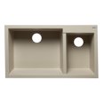 thumbnail image 5 of ALFI brand AB3319UM-B Biscuit 34" Double Bowl Undermount Granite Composite Kitchen Sink, 5 of 11
