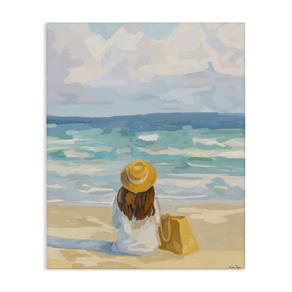 Stupell Industries Peaceful At The Beach Canvas Wall Art, design by Amelia Noyes