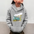 thumbnail image 2 of WOYY Toddler Boys Hoodie Cartoon Train Printed Hooded Sweatshirt Casual Sports Pullover, 2 of 5