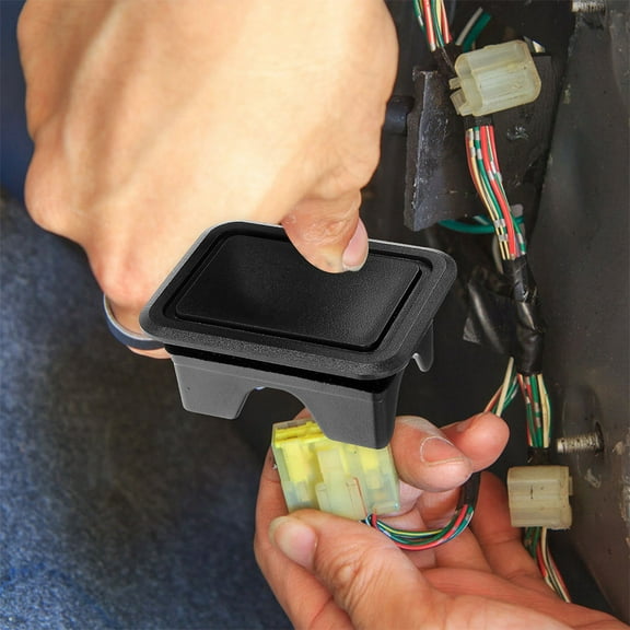 ROSENICE 2 Pairs Bed Rail Stake Pocket Covers Plastic Black Compatible for DODGE RAM 2019-2021 Truck Replacement Parts