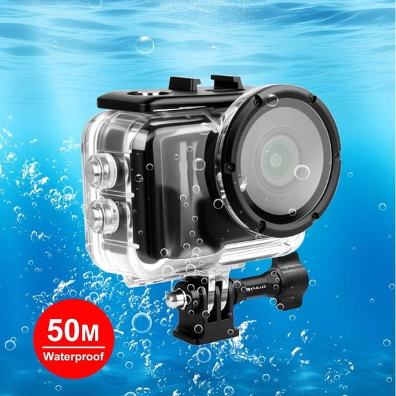 For Insta360 GO Ultra PULUZ 50m Waterproof Case Camera Dive Housing Cover (Transparent)