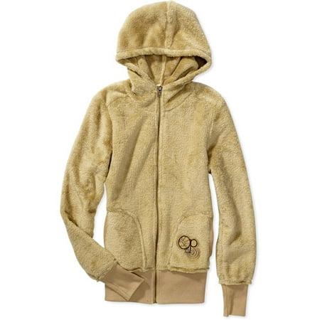 Juniors Plush Zip Hoodie