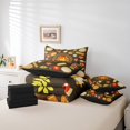 thumbnail image 4 of Erosebridal Happy Caming Bedding Sets Full Size, Cartoon Flower Comforter Sets with Sheets, Adventure Theme Decor, Reversible 7pcs, 4 of 5