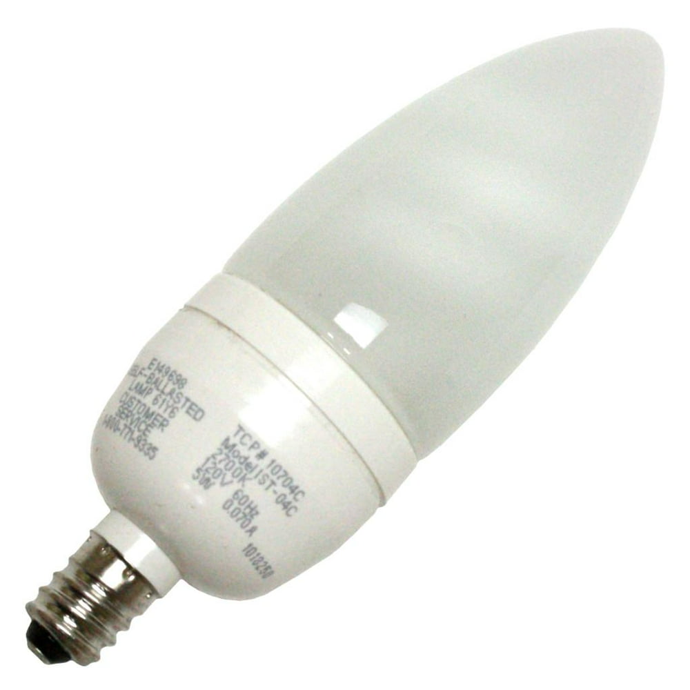 TCP 10706 10704C Torpedo Screw Base Compact Fluorescent Light Bulb