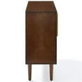 thumbnail image 4 of Crosley Furniture Everett Table Console en Bois 2 Portes en Acajou/or, 4 of 10