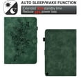 thumbnail image 2 of for Amazon Kindle Fire HD/HD8 Plus 2024/2022/2020, Premium PU Leather Cover/Smart Folio with Dual Stand & Auto Sleep/Wake Case with Pen Slot & Card Slots for Fire HD/HD8 Plus 2024/2022/2020, Green, 2 of 6