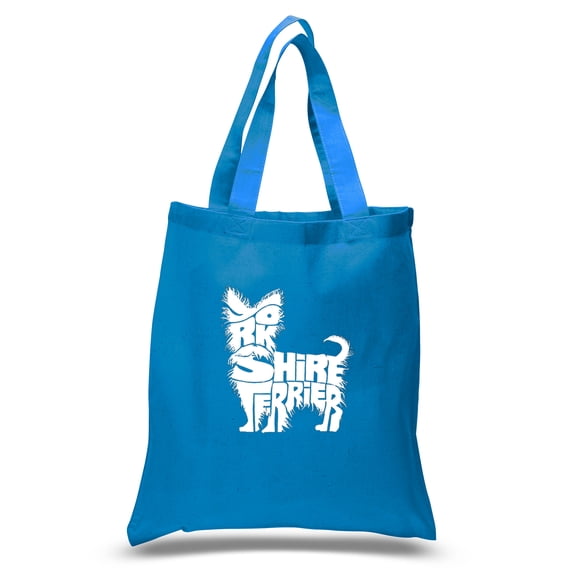 LA Pop Art Small Word Art Tote Bag - Yorkie