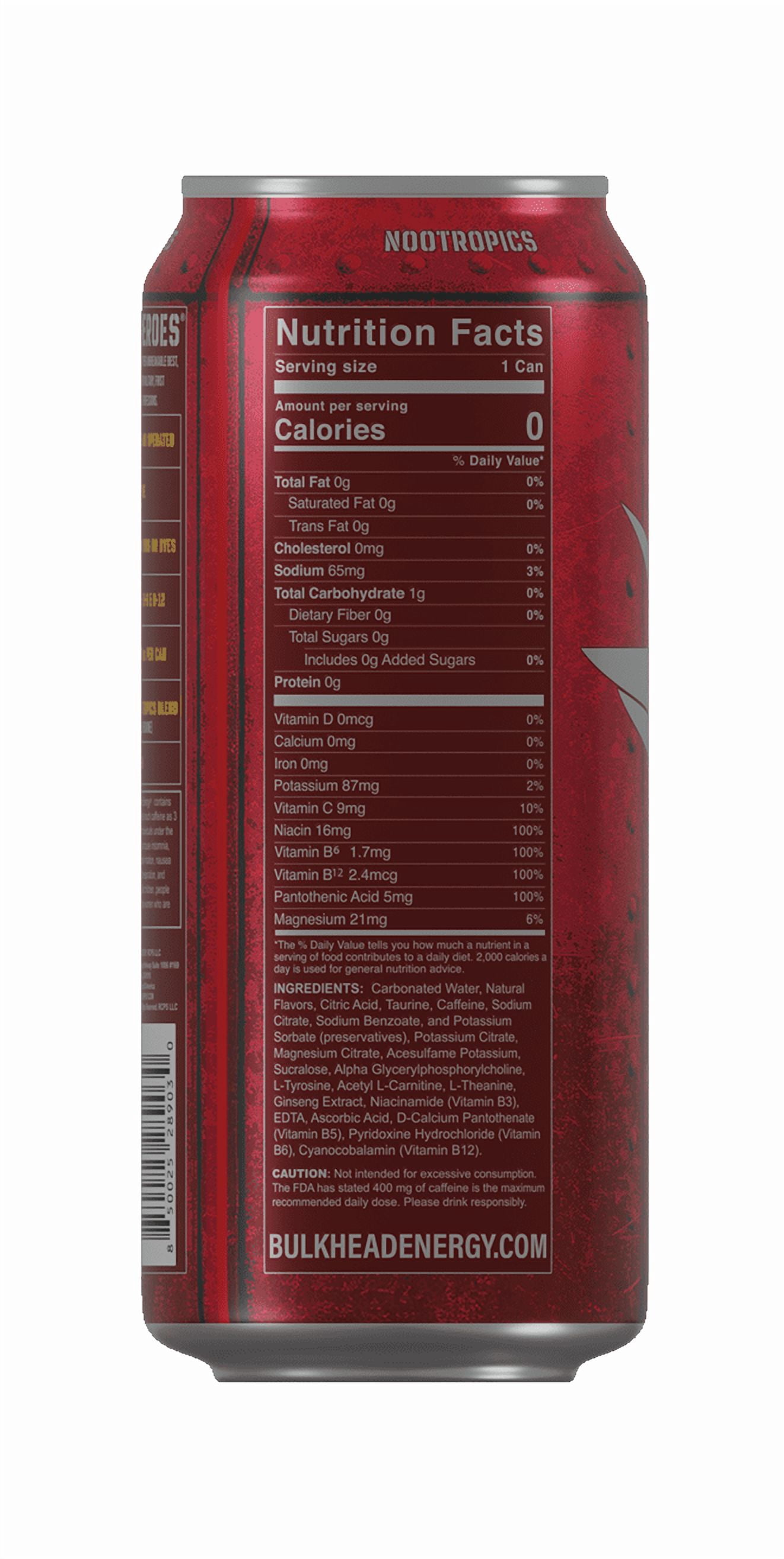 BULKHEAD ENERGY® SIERRA LIMA™️ Natural Strawberry Lemonade Flavor