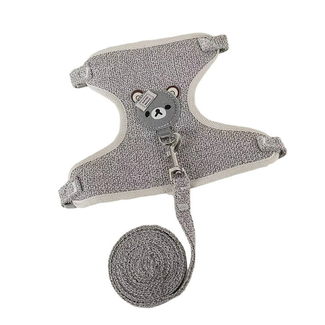 Dog Collar Teacup Dog Leash Small Pet Cat Rabbit Collar Chest Strap Dog Leash Puppy Leash Extra Small Pet Harness Cat Steps Plaid Dog Sweaters for Small Dogs Belly Bands for Dogs with Clip Car Hoist