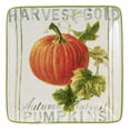 thumbnail image 4 of Tabletop Autumn Harvest Canape Plate Set Ceramic Thanksgiving Fall St/4 37250, 4 of 5