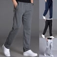 thumbnail image 5 of Mens Jogging Sweatpants Sportswear Knit Tracksuit Oversize Wide Leg Solid Pants, 5 of 6