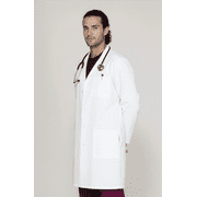 Scrubstar Unisex Core Essentials 40 Long Antimicrobial Lab Coat, Sizes XS-3XL