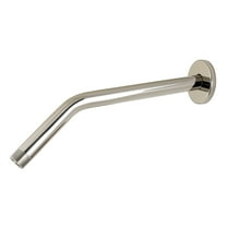 Kingston Brass K163R6 Shower Scape 12" Shower Arm with Round Flange, Polished Nickel