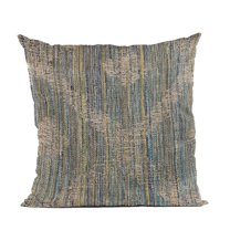 Plutus Blue Diamond Jacquard Luxury Throw Pillow