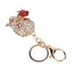 thumbnail image 1 of Llavero De Calavera, Anillos De Llave De Calavera De Flores Gancho, Diamantes De Imitación Checa, Día De La Madre, Colgante De Bolsas, Con Anillos De Llave, Colgante De Autos, 1 of 7