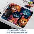 thumbnail image 6 of Cat Square Desk Mat Gaming Mouse Pad, 8.3x9.8 Inch Non-Slip Rubber Bottom Printed Design - Suitable for Office and Gaming, 6 of 6