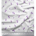 thumbnail image 1 of Soimoi Poly Georgette Fabric Brush Stroke & Cactus Tree Printed Fabric 1 Yard 52 Inch Wide, 1 of 3