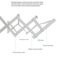 thumbnail image 2 of Xingzhi Stainless Steel Balcony Clothes Rack Retractable And Durable For Everyday And Is Sturdy And Durable 200CM  Five poles, 2 of 6