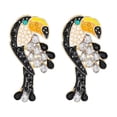 thumbnail image 6 of LongcreekX Toucan Earrings for Women, Cute Parrot Bird Earrings, Tropical Parrot Statement Dangle Earrings Hypoallergenic, Parrot Animal Drop Earrings, Parrot Bohemian Earrings Studs, 6 of 6