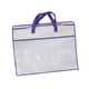 thumbnail image 5 of Organizador de armario, organizador de ropa, 27,6 x 19,7 pulgadas, bolsa para guardar edredones, mantas, colchas, almohadas, juguetes y sábanas. borde violeta, 5 of 8