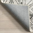 thumbnail image 4 of nuLOOM Malena SpinClean Tribal Bordered Machine Washable Area Rug, 2' 6" x 8', Runner, Malena Light Grey, 4 of 10