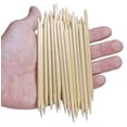 thumbnail image 4 of Natural Orange Wood, Multi-Functional Cuticle Pusher & Precision Pointed Tips, 100Pcs Disposable Beauty Tools, Salon-Grade Manicure Pedicure, 4.4 Inch Length, 0.16 Inch Diameter, 4 of 7
