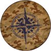 Mainstays Round Rough Terrain Accent Rug, 39" Diameter Camouflage